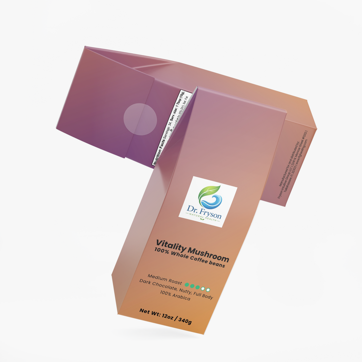 Vitality Mushroom Coffee (Medium Roast)