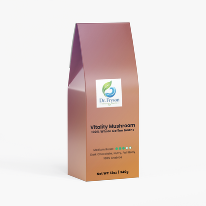 Vitality Mushroom Coffee (Medium Roast)