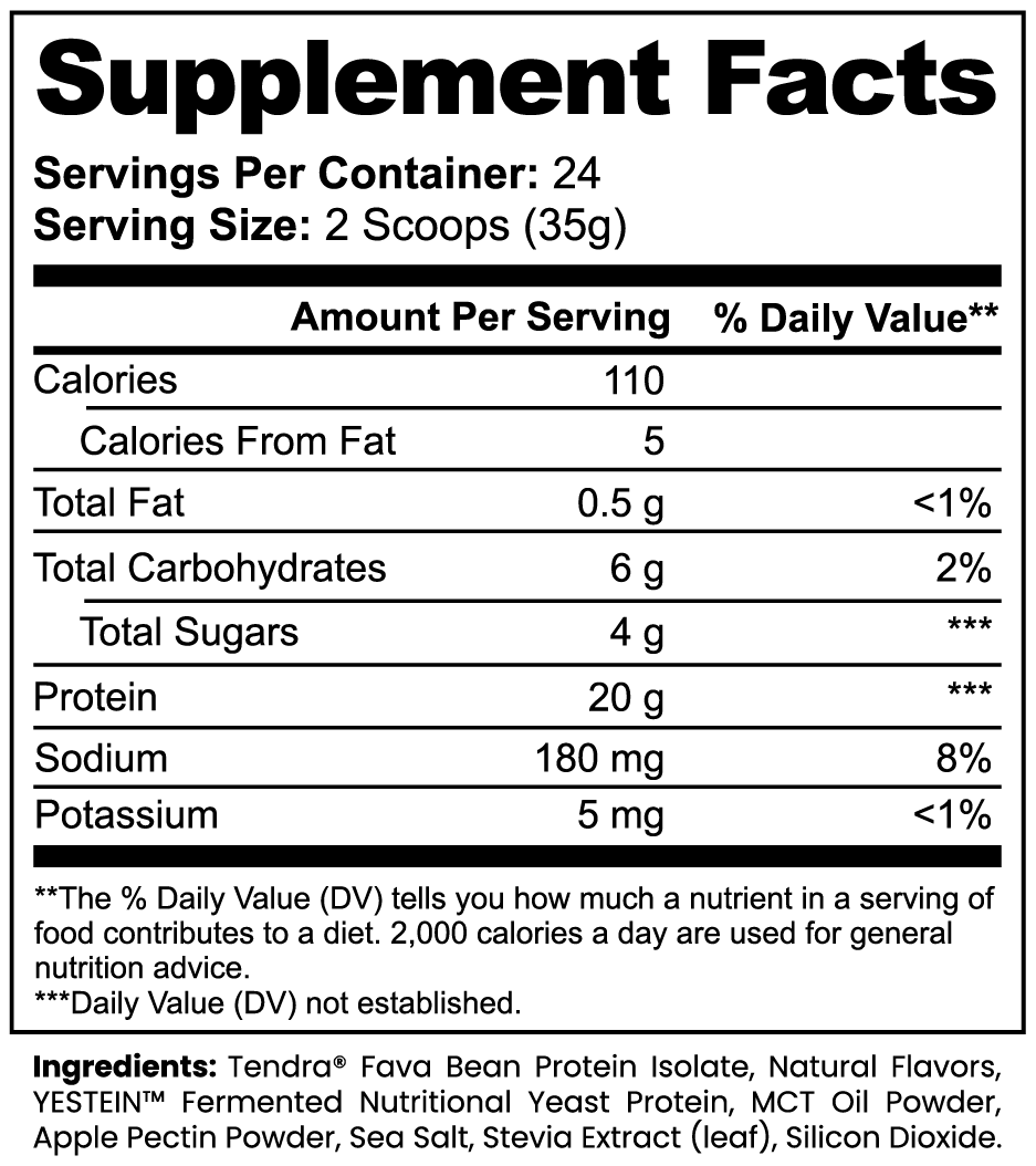 Plant Power Protein (Vanilla)