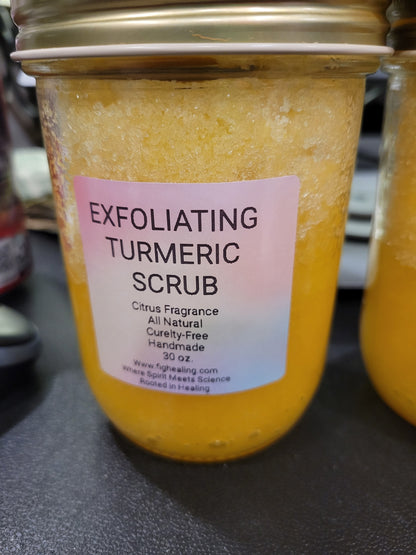 Exfoliating Turmeric Scrub - Citrus Scent