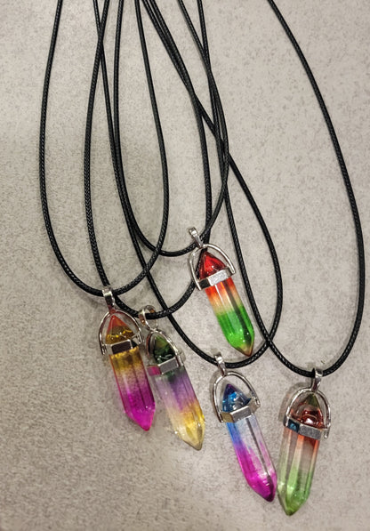 Alignment Quartz Pendant Necklace