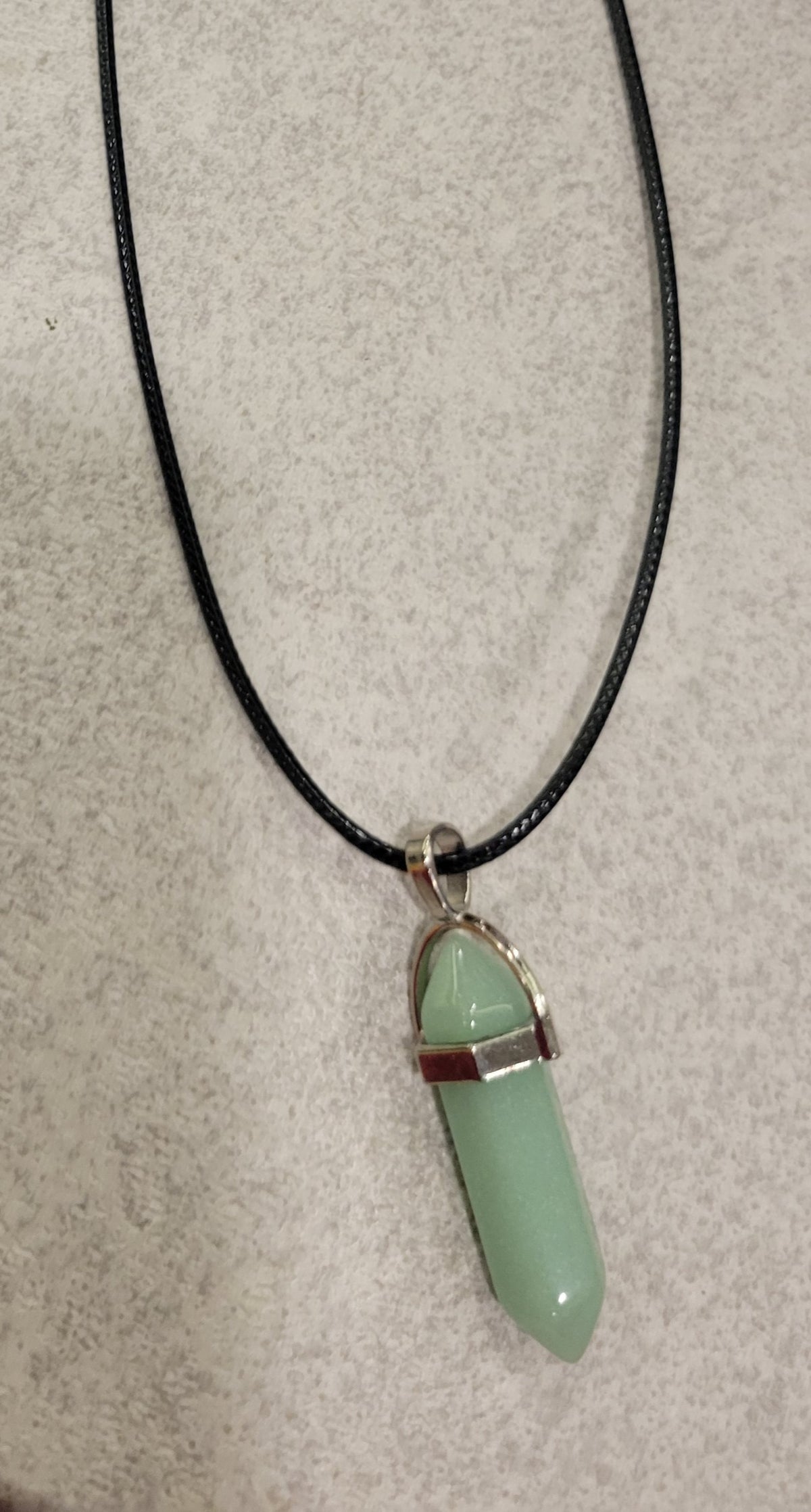 Green Quartz Intention Pendant Necklace