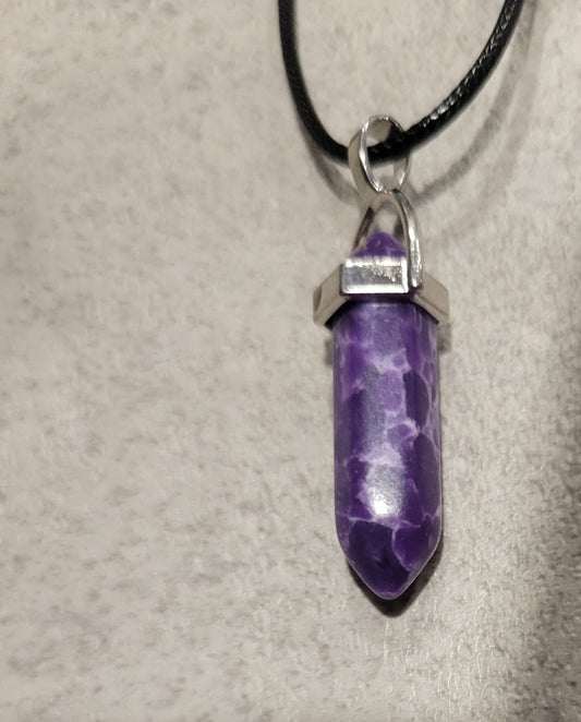 Higher Guidance Quartz Pendant Necklace
