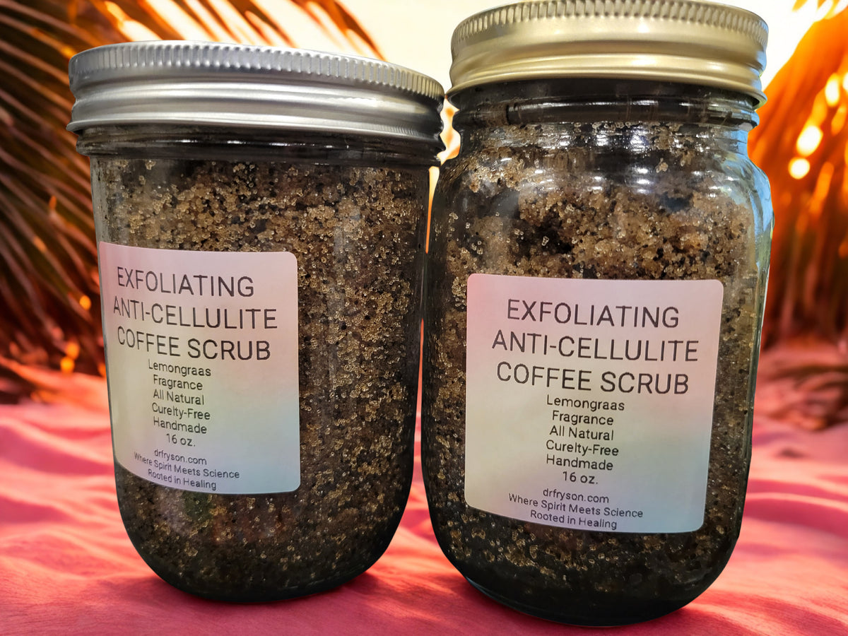Exfoliating Anti-Cellulite Coffee Scrub - Lemongrass Scent